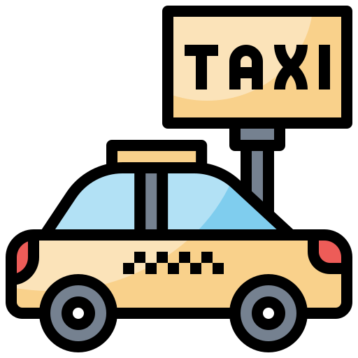 Automobile, cab, car, taxi, transportation, vehicle icon - Free download
