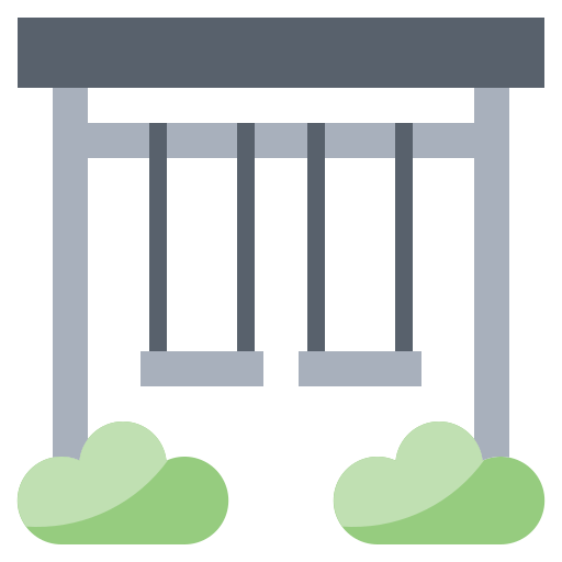 Buildings, childhood, entertainment, leisure, playground, swing icon - Free download