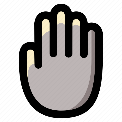 Gesture, gestures, hand, interaction, stop, swipe, touch icon - Download on Iconfinder