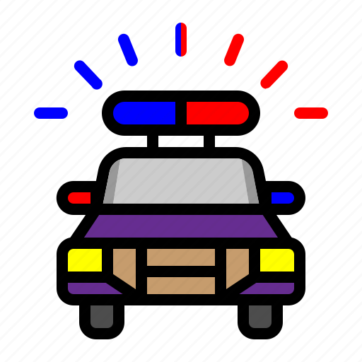Police car, police vehicle, transportation, vehicle icon - Download on Iconfinder