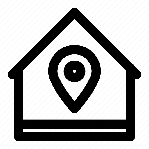 Gps, shed, store, storehouse, warehouse icon - Download on Iconfinder