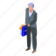 business, cartoon, computer, isometric, manager, purchasing, shopping 