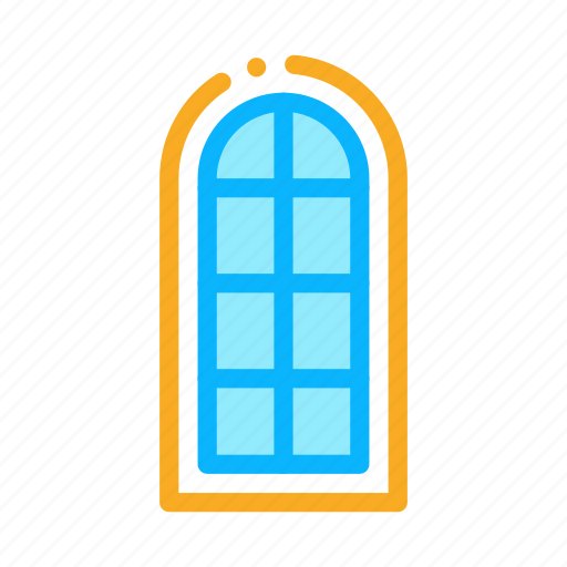 Arched, consisting, frames, glasses, pvc, square, window icon - Download on Iconfinder