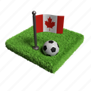 canada, football, soccer, sport, world cup, flag, game, play 