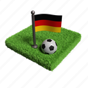 germany, football, soccer, flag, game, play, sport, world cup 