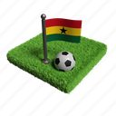 ghana, football, sport, soccer, game, play, flag, world cup 