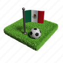 mexico, football, soccer, sport, game, play, flag, world cup 