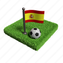 spain, football, soccer, sport, game, play, flag, world cup 
