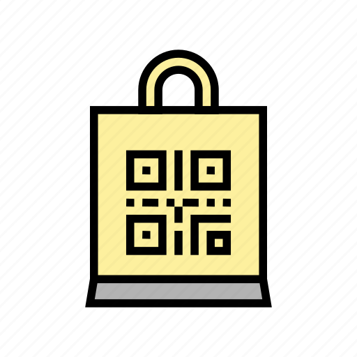 Bag, code, identification, qr, shop, ticket icon - Download on Iconfinder