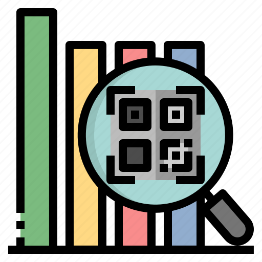 Statistics, graph, research, qr, code, scanner icon - Download on Iconfinder