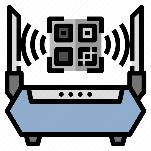 Wifi, internet, qr, code, password, router icon - Download on Iconfinder