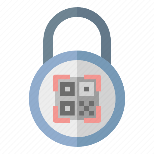 Lock, smart, key, qr, code, scan, encryption icon - Download on Iconfinder