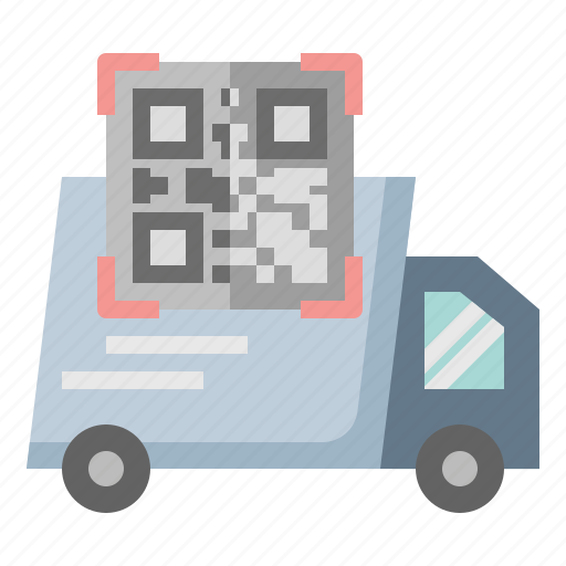 Shipment, fast, delivery, truck, transportation, qr, code icon - Download on Iconfinder