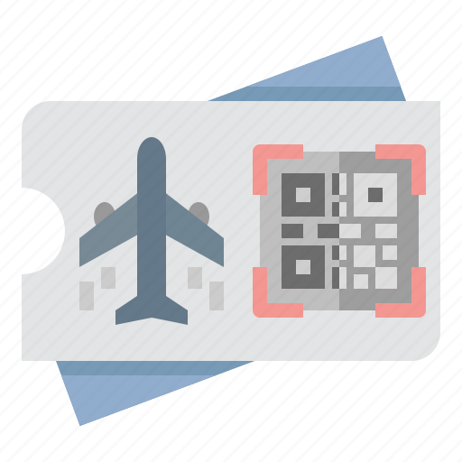 Ticket, boarding, pass, qr, code, passenger, travel icon - Download on Iconfinder