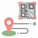 tracking, gps, qr, code, map, location
