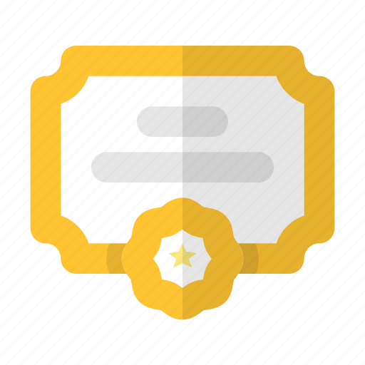 Certificate, diploma, certification, document, sheet, paper icon - Download on Iconfinder