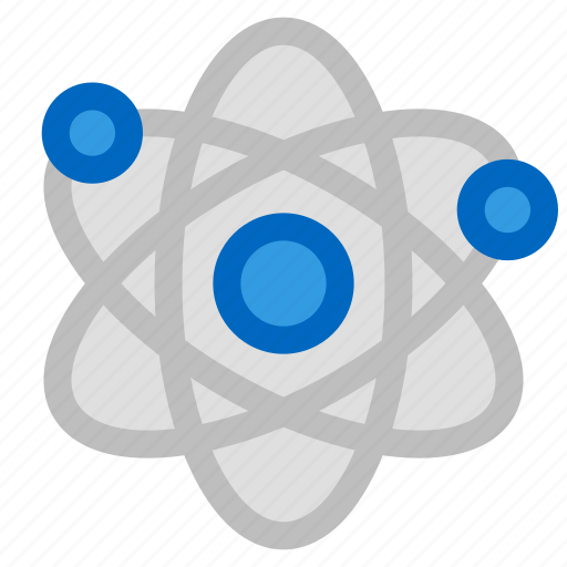 Atom, electrons, science, chemistry, physics, nuclear icon - Download on Iconfinder