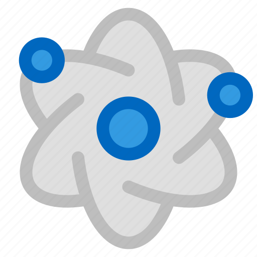 Atom, electrons, science, physics, chemistry icon - Download on Iconfinder