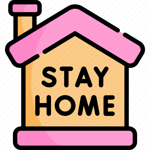Home, no, out, silence, stay icon - Download on Iconfinder