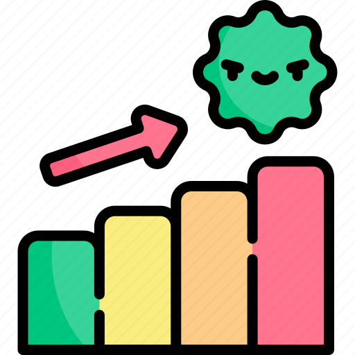 Analytics, finance, graph, statistics, virus icon - Download on Iconfinder