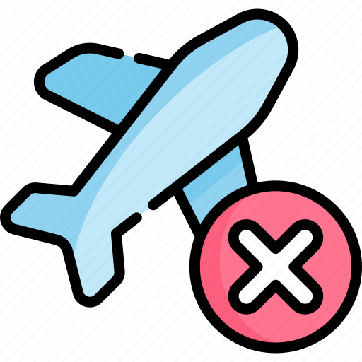 Airplane, flight, no, travel, vacation icon - Download on Iconfinder