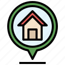 healthcare, home, location, pin, placeholder