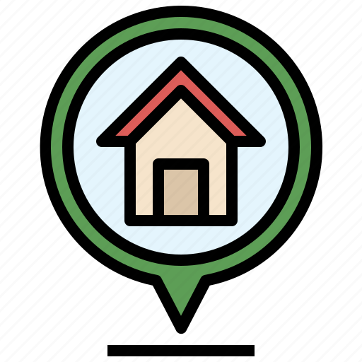 Healthcare, home, location, pin, placeholder icon - Download on Iconfinder