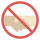 forbidden, handshake, no, prohibition, restricted, sign