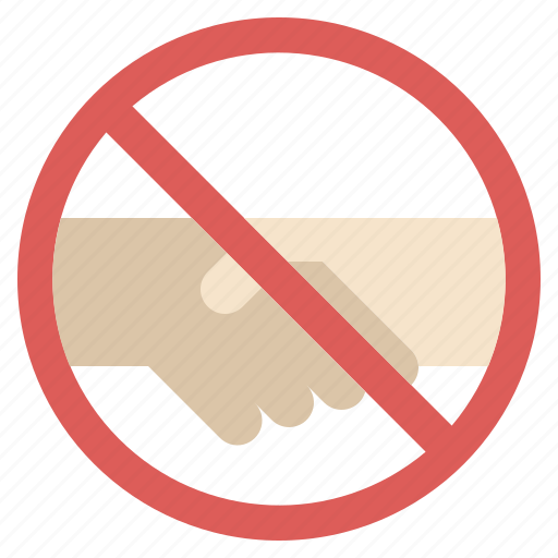 Forbidden, handshake, no, prohibition, restricted, sign icon - Download on Iconfinder