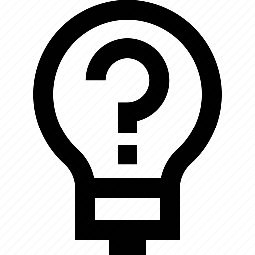 Question, idea, bulb, help, what icon - Download on Iconfinder