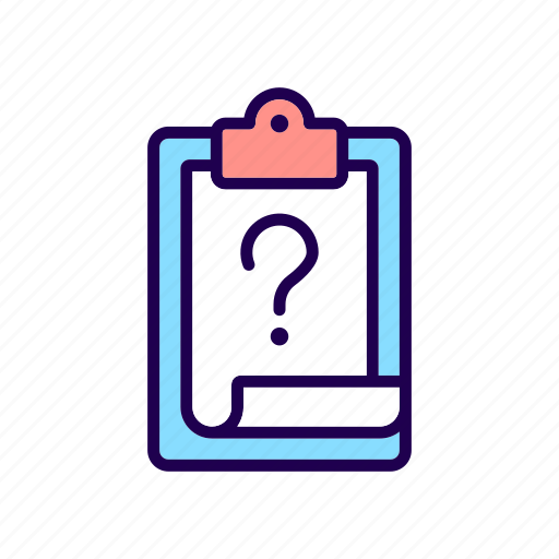 Task, work, question, checklist icon - Download on Iconfinder