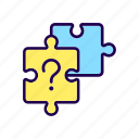puzzle, task, jigsaw, searching