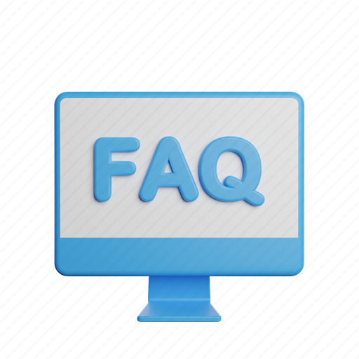 Faq, front, information, question, help, support, info 3D illustration - Download on Iconfinder