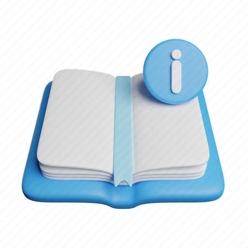 Guidance, books, front, book, learning, reading 3D illustration - Download on Iconfinder