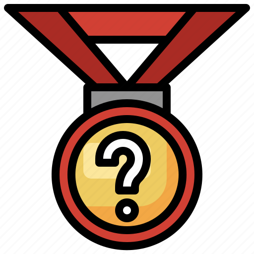 Medal, question, mark, exam, reward, winner icon - Download on Iconfinder