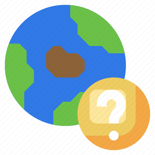 Earth, question, mark, world icon - Download on Iconfinder