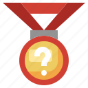 medal, question, mark, exam, reward, winner