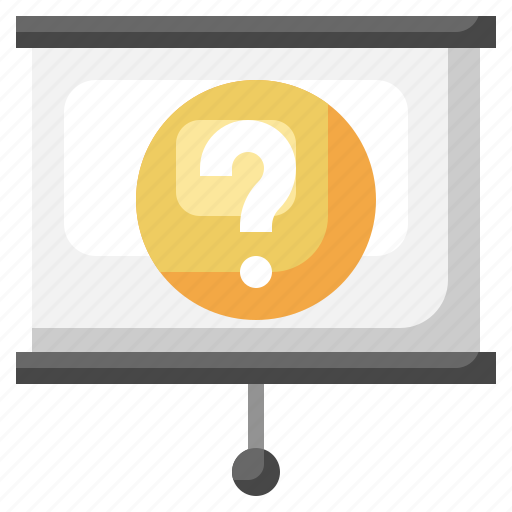 Presentation, question, exam, test icon - Download on Iconfinder