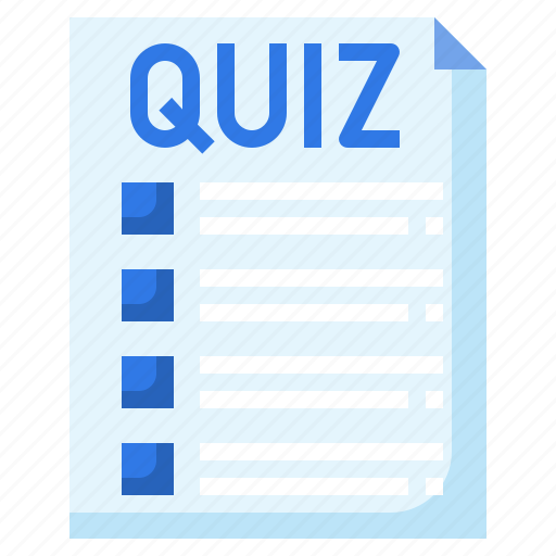 Quiz, exam, newspaper, entertainment, education, test icon - Download on Iconfinder