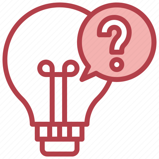 Light, bulb, idea, curiosity, question, mark, knowledge icon - Download on Iconfinder