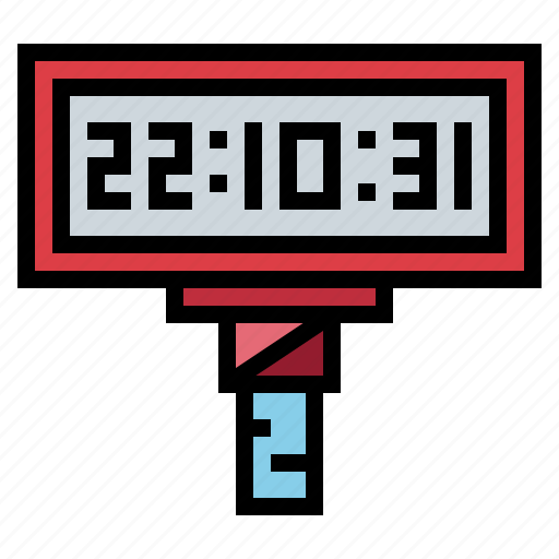 Clock, digital, electronics, time icon - Download on Iconfinder