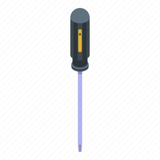 Cartoon, construction, hand, isometric, screwdriver, technology, woman icon - Download on Iconfinder