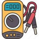 ammeter, electric, current, measure, instrument
