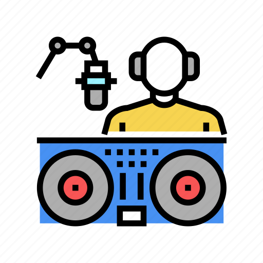 Dj, radio, host, podcast, auto, advertising icon - Download on Iconfinder