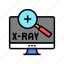 x, ray, radiology, researching, computer, screen, equipment 