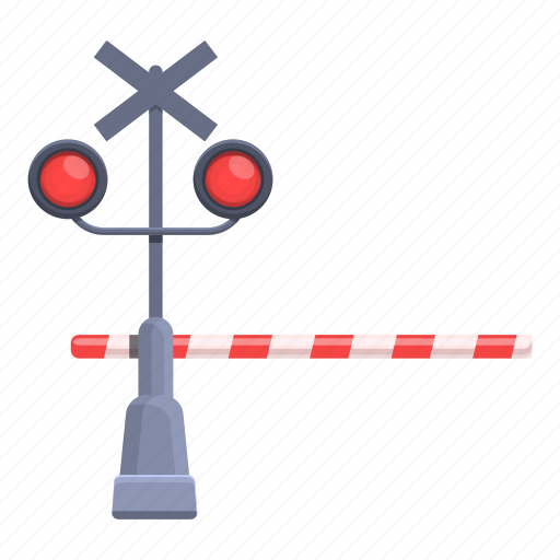 Railroad, barrier, traffic, lights icon - Download on Iconfinder