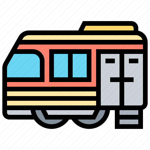 Commute, train, transport, travel, vehicle icon - Download on Iconfinder