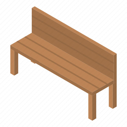Bench, cartoon, isometric, summer, tree, vintage, wood icon - Download on Iconfinder