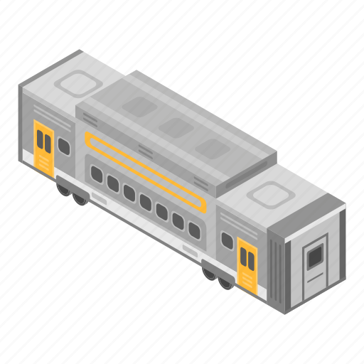Business, car, cartoon, isometric, luxury, train, wagon icon - Download on Iconfinder