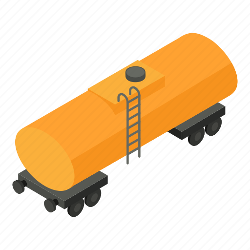 Train, tank, wagon, isometric icon - Download on Iconfinder